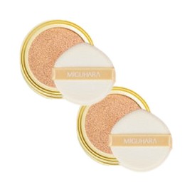 Miguhara All Day Whitening Ampoule Cushion Refill 15g No. 21 x2 / 미구하라 올데이 화이트닝 앰플쿠션 리필 15g 21호 x2