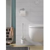 Emco Round Toilet Brush Set, Toilet Brush with Metal Holder
