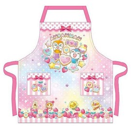 Salonge 02920-03 Anpanman Pink Apron, Children, 43.3 inches (110 cm), Pink
