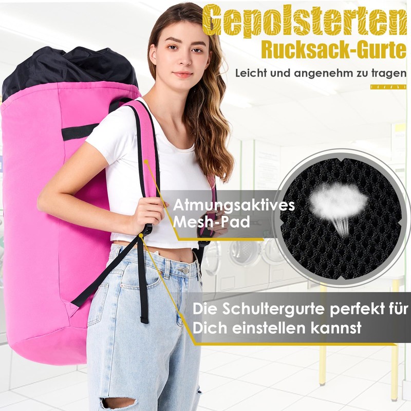 Laundry Bag Travel Dirty Laundry XXL 115 Litres Laundry Bag