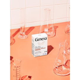 Genexa Flu Fix | Multi-Symptom Flu Remedy for Kids & Adults | Delicious Organic Acai Berry Flavor | Certified Organic & Non-GMO | Homeopathic Remedy Made Clean | 60 Chewable Tablets