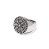 Windalf Rune Vikings Ring VEGVISIR 18 mm Viking Compass Signet
