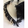 Crystal Palace Splash #202 "Ebony" Black Feather Boa Eyelash Yarn