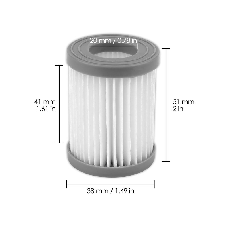 (8 Pack) M320 Replacement HEPA Filters Compatible with Lefant M320/