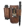 TOURBON Men Leather EDC Organizer Sheath Handmade Tactical Multitool Pouch