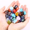 UU UNIHOM 10PCS Natural Heart Stone Healing Crystal Palm Gemstones