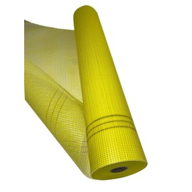 50 m² ETICS Reinforcement Fabric Fibreglass Fabric 165 g/m² Yellow 4 x 4 mm