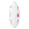 Pink Bow Cute Coquette Beach Clean Girl Aesthetic Throw Pillow