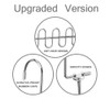 Meetu Space Saving Hangers Magic Cloth Hanger Metal Closet Organizer