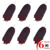 Spring Twist Hair 14 inch 6 Packs Fluffy Spring Twist