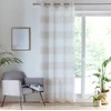 Tyrone Textiles Ltd Santorini Voile Panel - Linen Look Panel