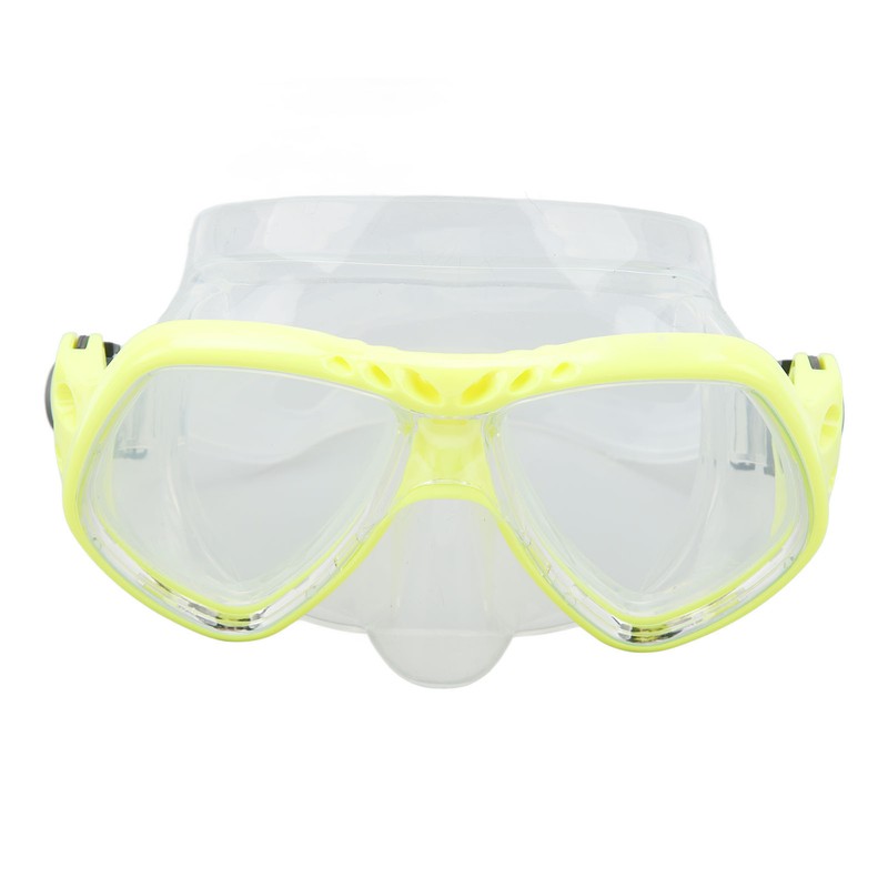 Diving Goggles Swim Glasses Silicone Adjustable Strap Tempered Glass Thickened