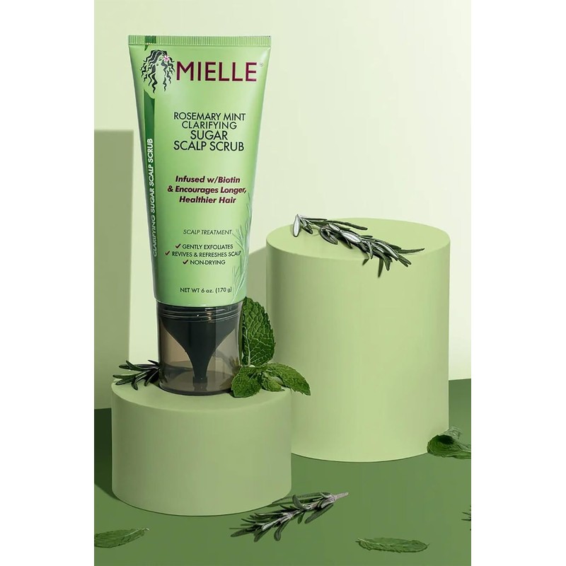 Mielle Organics Exfoliante Clarificante Para El Cuero Cabelludo Con Azúcar