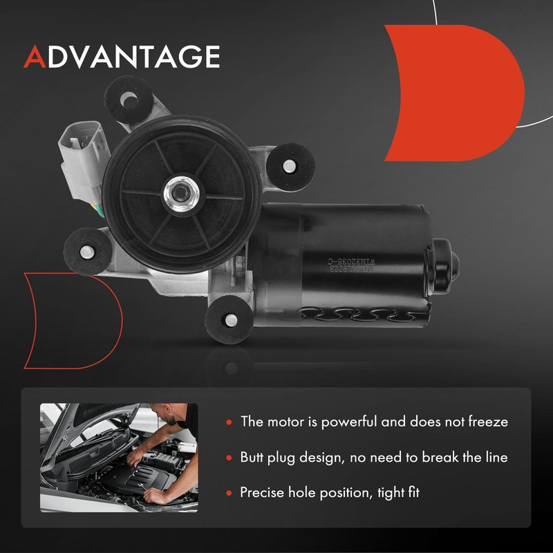 A-Premium Front Windshield Wiper Motor Compatible with Toyota Land Cruiser