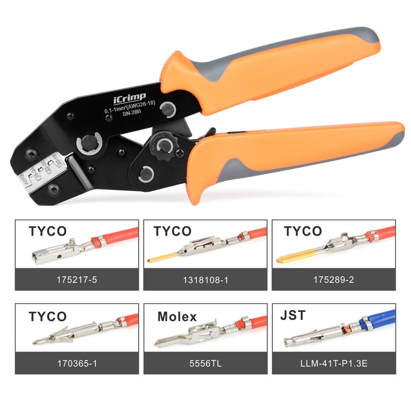 iCrimp SN-28B Dupont Crimping Tool for 3.96mm, 2.54mm, 2.5mm Pitch