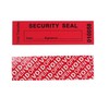 100pcs 30x90 mm Red 100% Total Transfer Tamper Evident Security