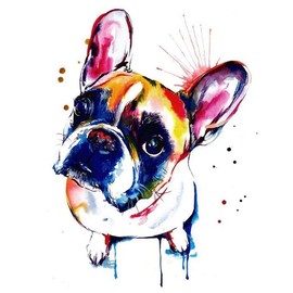 Adults Jigsaw Puzzle 1000 Piece Wooden Adults Children Puzzles,French Bulldog Dog Animal,Jigsaw for Active Thinking Party Entertainment,Decompression Toys Gift Family Landscape Decoration