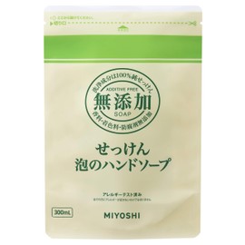 Miyoshi Soap Additive-Free Soap Foam Hand Soap Refill 10.1 fl oz (300 ml)