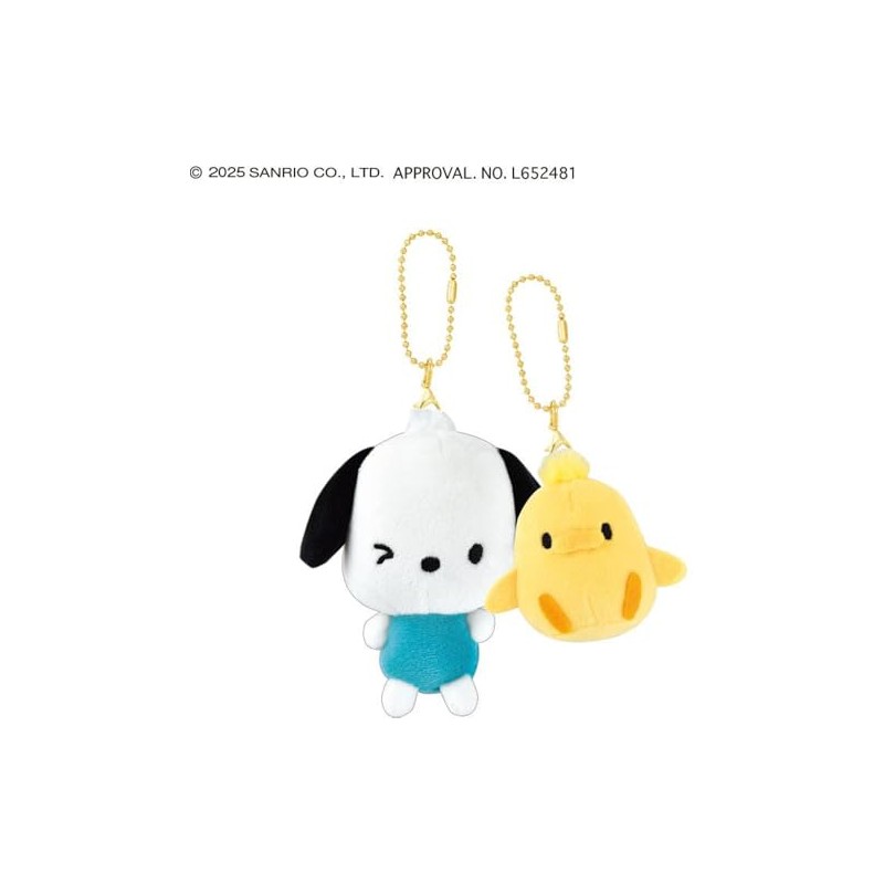 Pochacco & Piyo Nico Nui Key Chain