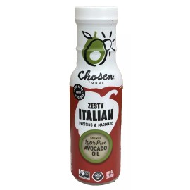 Chosen Foods Zesty Italian Made with 100% Avocado Oil Salad Dressing 8 oz