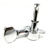 Chrome Sealed-Gear Tuners for 3-String Cigar Box Guitars - 2