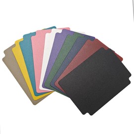 Pack of 50 Card Separators, 93 x 68 mm Plastic Dividers, Standard Size Card Dividers, Plastic Card Dividers, Trading Cards, Card Dividers for Games, Storage Boxes, Folder (10 Colours)