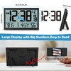 Amgico Digital Wall Clock,16.7" Large Display Atomic Clock, Battery Operated,Digital