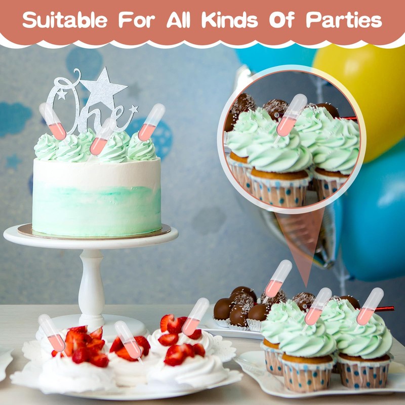 1000 Pcs Cupcake Pipettes Clear 4 ml Plastic Transfer Tubes