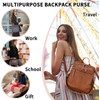 Women Backpack Purse,Fashion Convertible Soft PU Leather Backpack Shoulder Bag