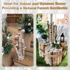 8 Pack Birch Logs (2.3"-3.2" Dia) Birch Wood for Halloween