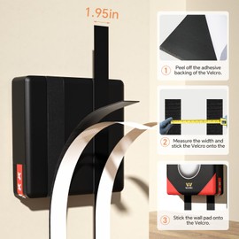 Wesing Boxing Punching Pads for Wall Boxing Wall Focus Target Punch Boxing Bag Mat for Martial Arts(Red 25cm Velcro)