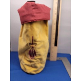 Giftcraft Bottle Bag Gift Bag Christmas Theme Velvet 6x13 inches 301