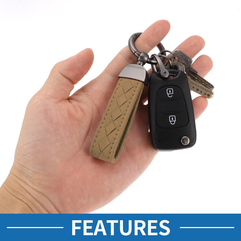 A ABSOPRO Car Keychain Universal Key Chain with Ring for