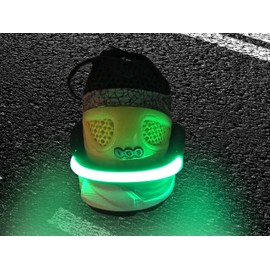 Schatzii | Firefly Running & Biking Safety Lights | Comfortable & Lightweight | Be Seen and Stay Safe at Night | Easily Clips to Any Shoe | Replaceable Battery | Green