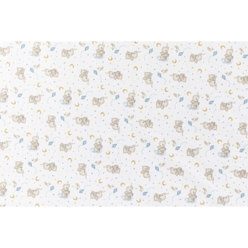 Baby Bubble Blanket Elephant Blue