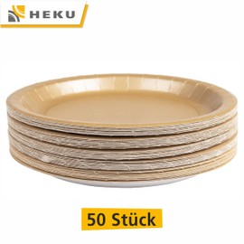 HEKU 30208-24 Paper Plates, Pack of 50