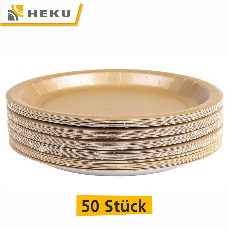 HEKU 30208-24 Paper Plates, Pack of 50