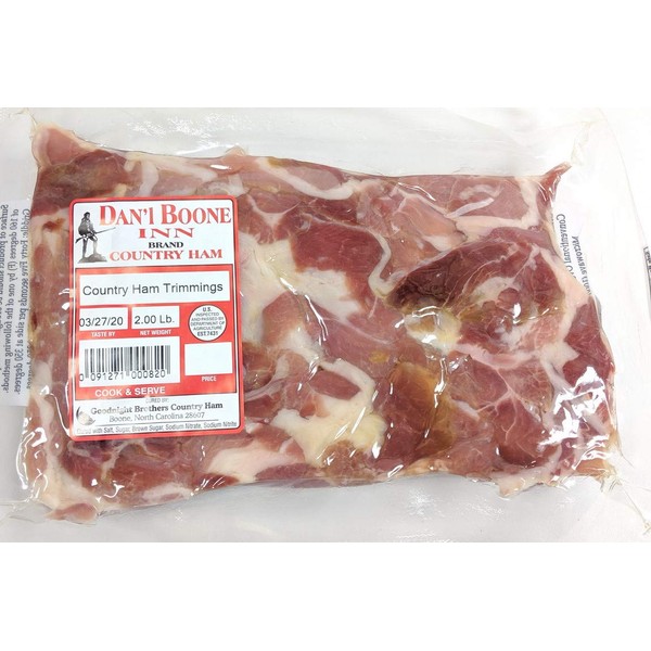 Dan'l Boone Inn Brand Country Ham Trimmings 2 Pound Bulk Pack