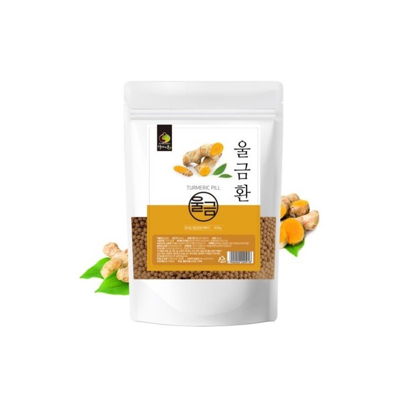 Domestic tangerine peel turmeric pill 500g economical type / 국산