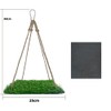 FORZENA Bird Toys Hammock Swing Hanging Bed Portable Grass Pad