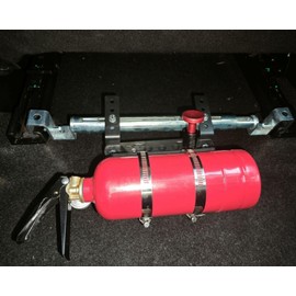 Car Fire Extinguisher Bracke,Seat Track Bracket,Adjustable Width Fits Most Vehicles
