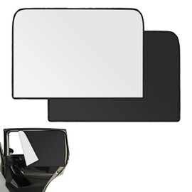 dentedeleao 2 Pieces Car Window Shade Curtain, Car Sun Shade Suitable for Most Car, Heat Protection for Side Window Rear Window, Magnetic Sun Protection Curtain for UV Protection (80 * 50cm)