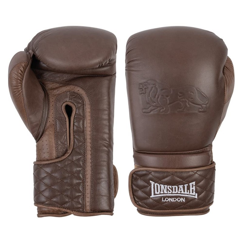 Lonsdale Unisex Adult Saving Gloves Equipment, Vintage Brown, 10 oz