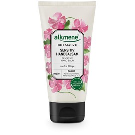alkmene Sensitive Hand Balm with Organic Mallow, Hand Cream for Sensitive Skin, 75 ml, Pack of 1 (1 x 75 ml)