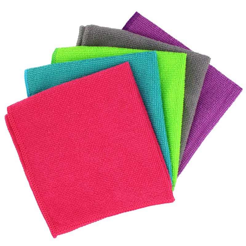 com-four Microfiber Cloth, Cleaning Cloth for e.g. for Kitchen and