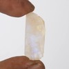 REAL-GEMS Healing Stone Rare Rough Natural White Moonstone Raw 31.55