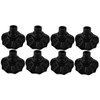 OSALADI 8pcs Camping Chair Leg Caps Durable Non-Slip Feet Protectors