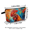 MoCaliduccious Rooster Makeup Bag Travel Portable Cosmetic Pouch Toiletry Organizer