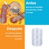 Frascos de Plastico con Tapa 100pcs Envases para Viaje, Mini