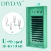 Extensiones De Pestañas Diyday U Shaped W3d
